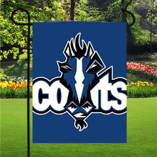 Indianapolis Colts Garden Flag Outdoor Lawn 12X18 Inch