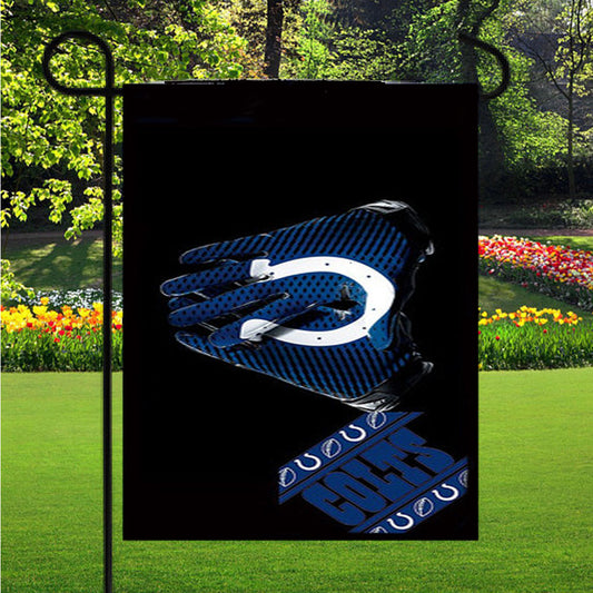 Indianapolis Colts Asphalt Garden Flag Outdoor Lawn 12X18 Inch