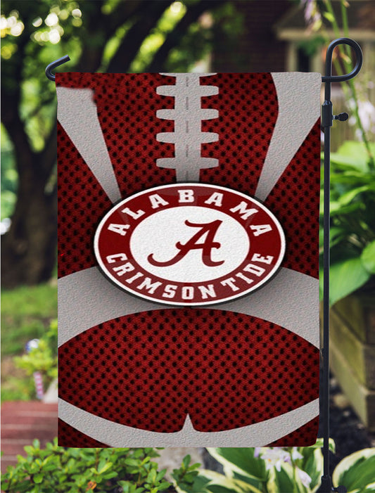 Alabama Crimson Tide Nfl Football Garden Flag Outdoor Lawn 12X18 Inch