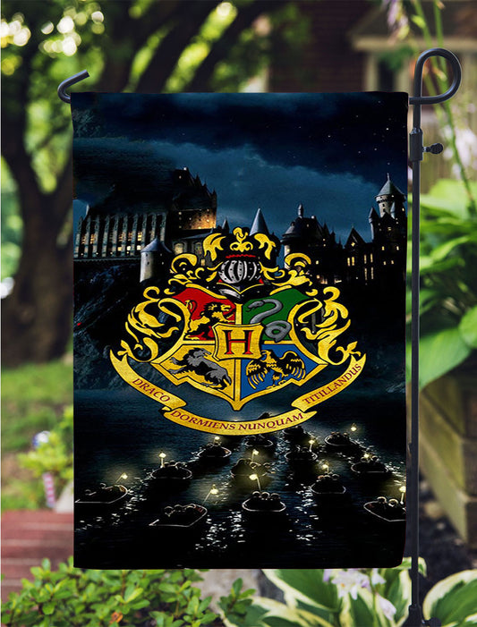 Hogwarts House Harry Potter Garden Flag Outdoor Lawn 12X18 Inch