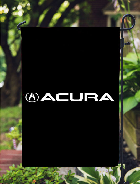 Acura Logo Cars Garden Flag Outdoor Lawn 12X18 Inch