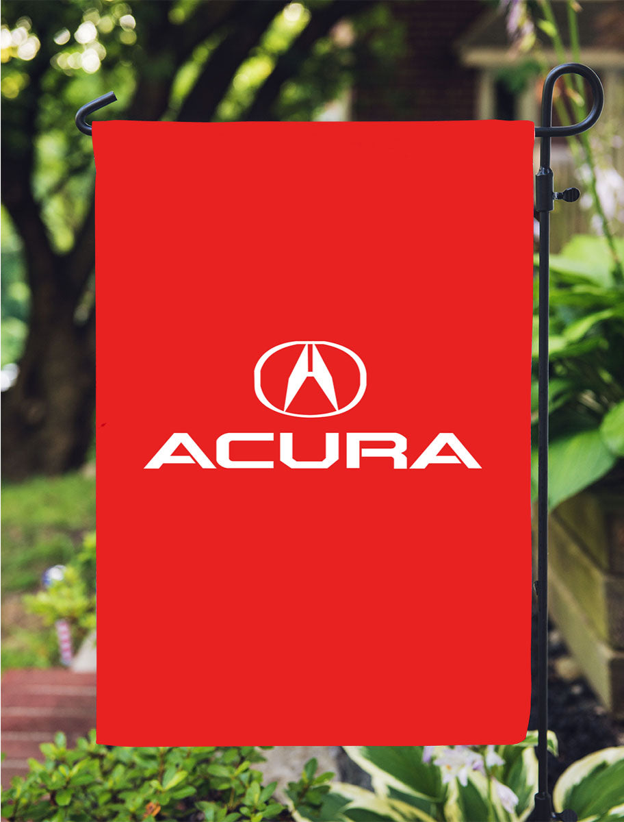 Acura Logo Garden Flag Outdoor Lawn 12X18 Inch