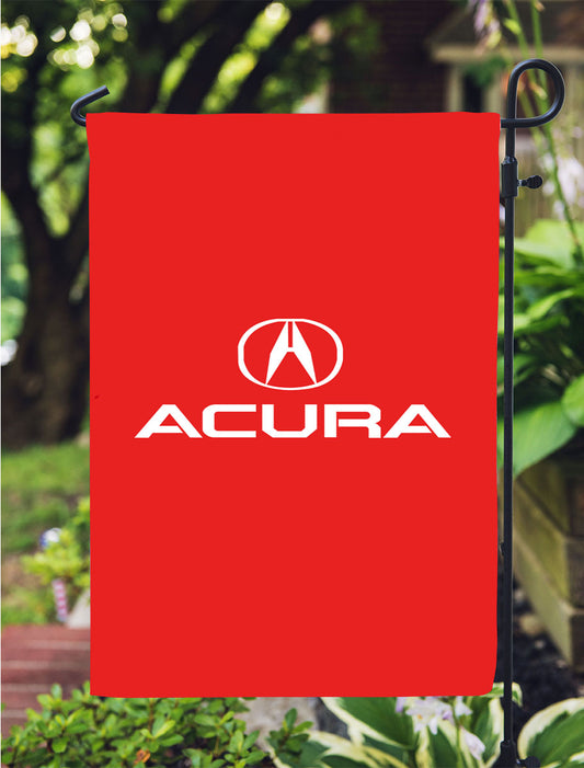 Acura Logo Garden Flag Outdoor Lawn 12X18 Inch