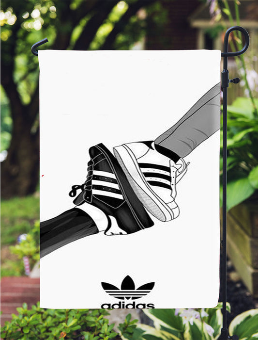 Adidas Daisy Superstar Garden Flag Outdoor Lawn 12X18 Inch