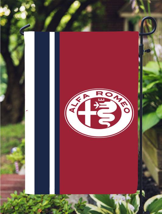 Alfa Romeo F1 Team Garden Flag Outdoor Lawn 12X18 Inch
