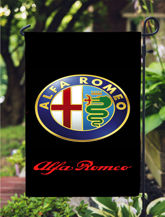 Alfa Romeo Garden Flag Outdoor Lawn 12X18 Inch