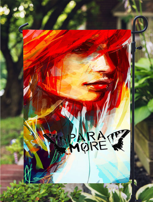 Hayley Williams Paramore Garden Flag Outdoor Lawn 12X18 Inch