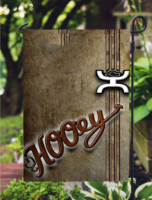 Hooey Logo Garden Flag Outdoor Lawn 12X18 Inch