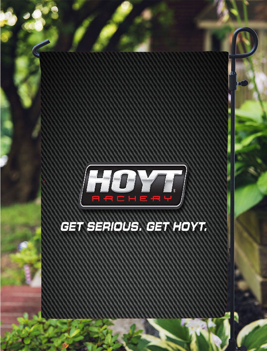 Hoyt Archery Carbon Garden Flag Outdoor Lawn 12X18 Inch