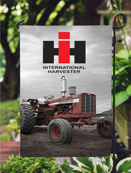Ih International Harvester Retro Tractors Garden Flag Outdoor Lawn 12X18 Inch