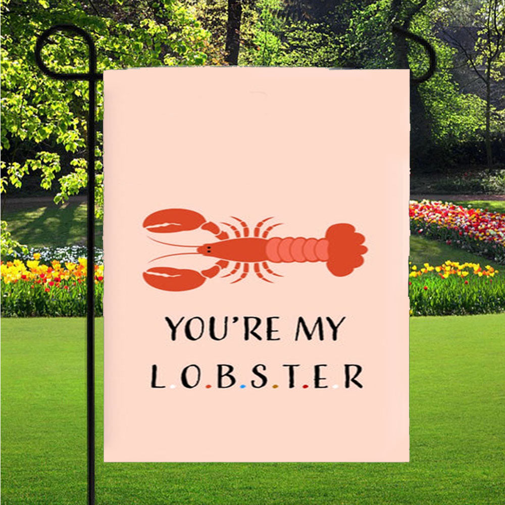 A Monkeys - Pink Garden Flag Yard Sign Outdoor Lawn 12 X 18 inch