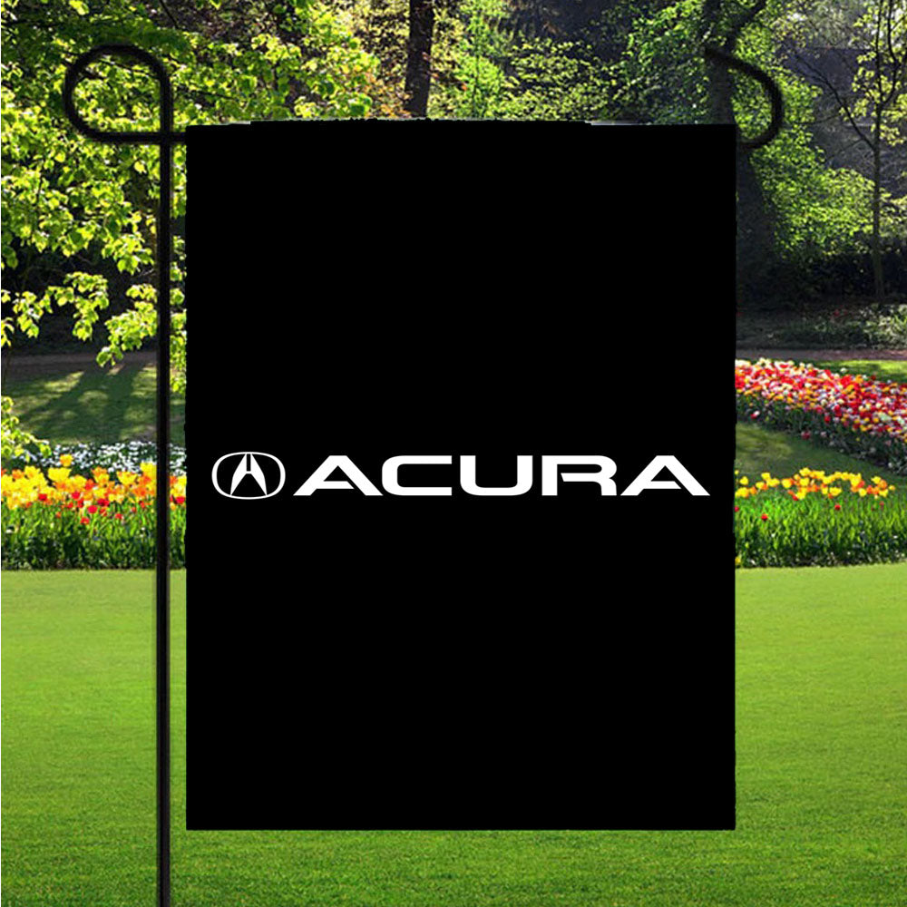 Acura Logo Cars Garden Flag Yard Sign Outdoor Lawn 12 X 18 inch