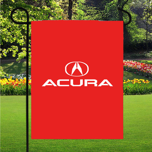 Acura Logo Garden Flag Yard Sign Outdoor Lawn 12 X 18 inch