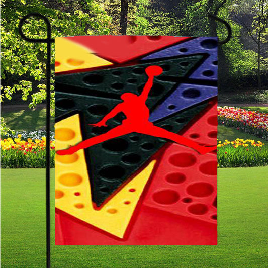 Air Jordan Retro 7 Raptors Garden Flag Outdoor Lawn 12 X 18 Inch