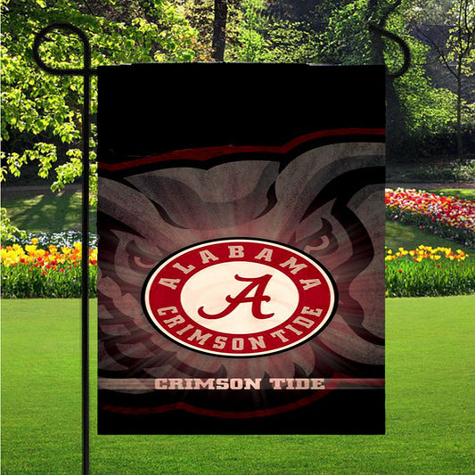 Alabama Crimson Tide 6 Garden Flag Outdoor Lawn 12 X 18 Inch
