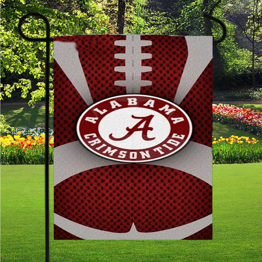 Alabama Crimson Tide Nfl Football Garden Flag Outdoor Lawn 12 X 18 Inch