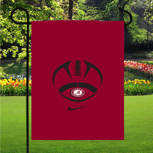 Alabama Football Nike Logo Garden Flag Outdoor Lawn 12 X 18 Inch
