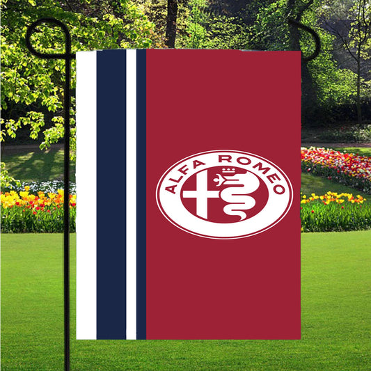 Alfa Romeo F1 Team Garden Flag Outdoor Lawn 12 X 18 Inch