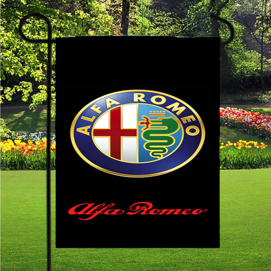 Alfa Romeo Garden Flag Outdoor Lawn 12 X 18 Inch
