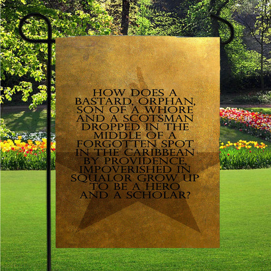 Hamilton Broad Garden Flag Outdoor Lawn 12 X 18 Inch