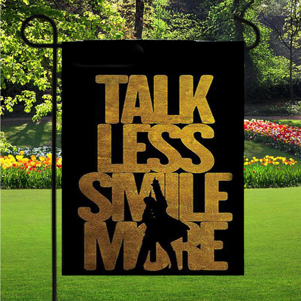 Hamilton Quote Garden Flag Outdoor Lawn 12 X 18 Inch