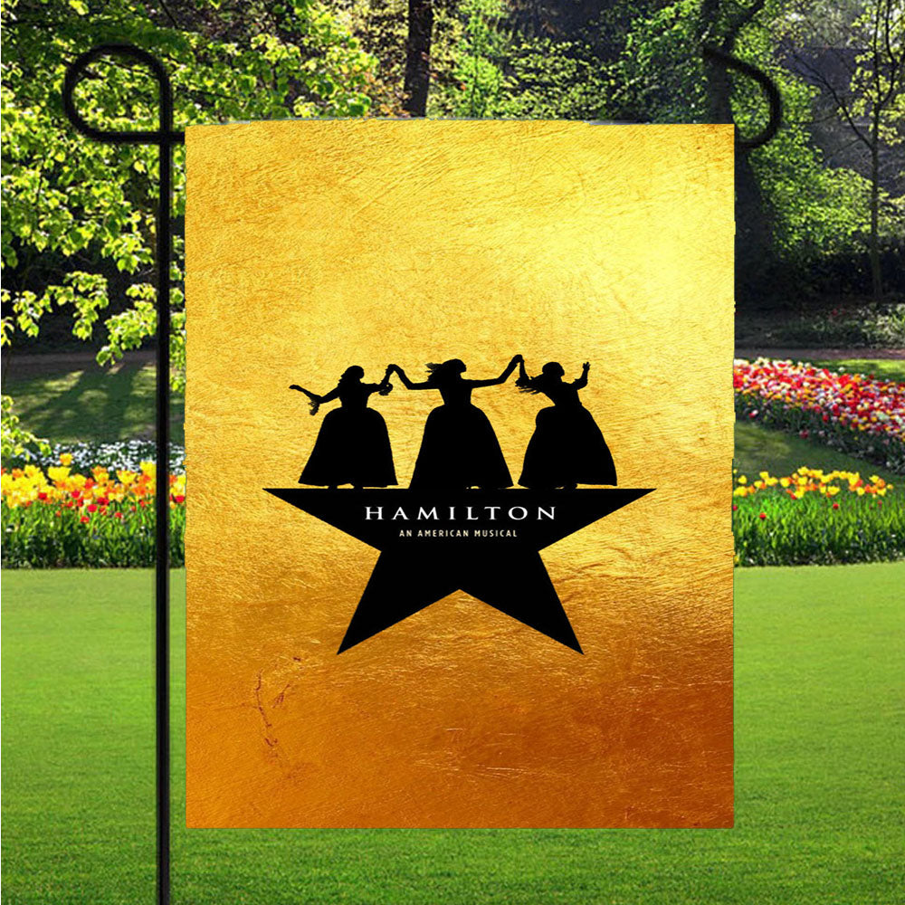 Hamilton Schuyler Sisters Garden Flag Outdoor Lawn 12 X 18 Inch