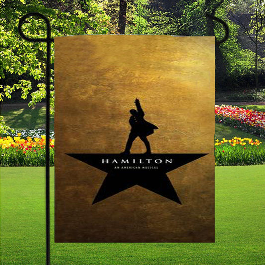 Hamilton Garden Flag Outdoor Lawn 12 X 18 Inch