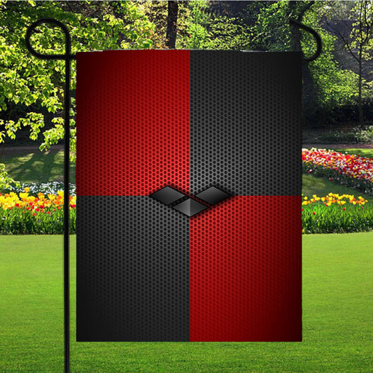 Harley Quinn Black Diamonds Garden Flag Outdoor Lawn 12 X 18 Inch