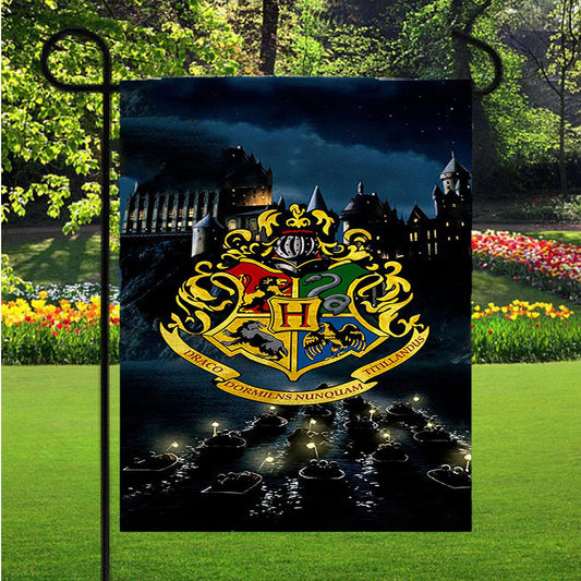 Hogwarts House Harry Potter Garden Flag Outdoor Lawn 12 X 18 Inch