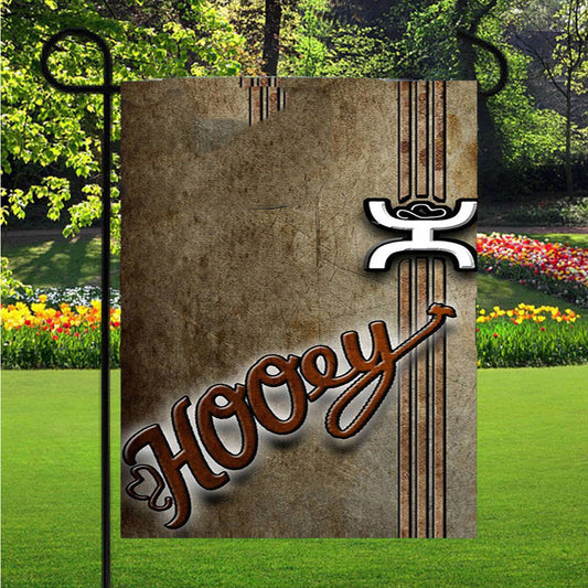 Hooey Logo Garden Flag Outdoor Lawn 12 X 18 Inch