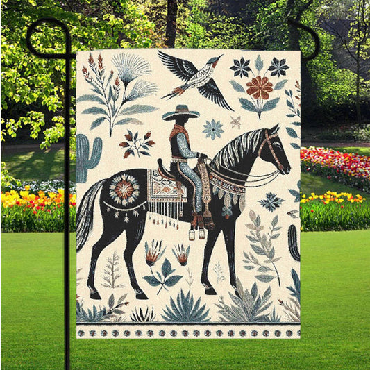 Horse Thief Mesa Garden Flag Outdoor Lawn 12 X 18 Inch