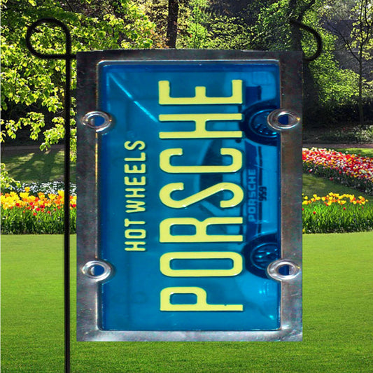 Hot Wheels Porsche Garden Flag Outdoor Lawn 12 X 18 Inch
