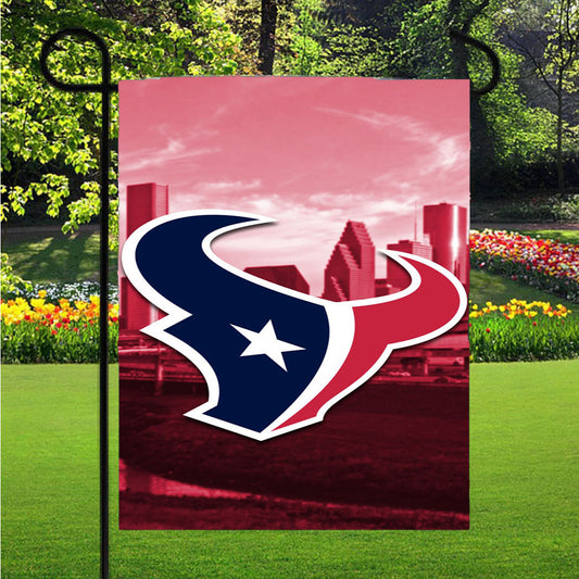 Houston Texans Garden Flag Outdoor Lawn 12 X 18 Inch
