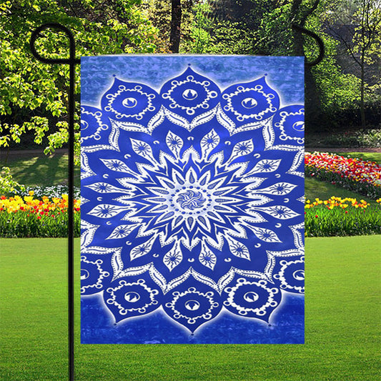 Mandala Pattern Garden Flag Outdoor Lawn 12X18 Inch