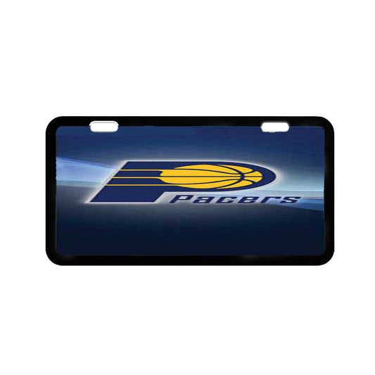 Indy Pacers Logo Texture Vehicle License Plate Cover
