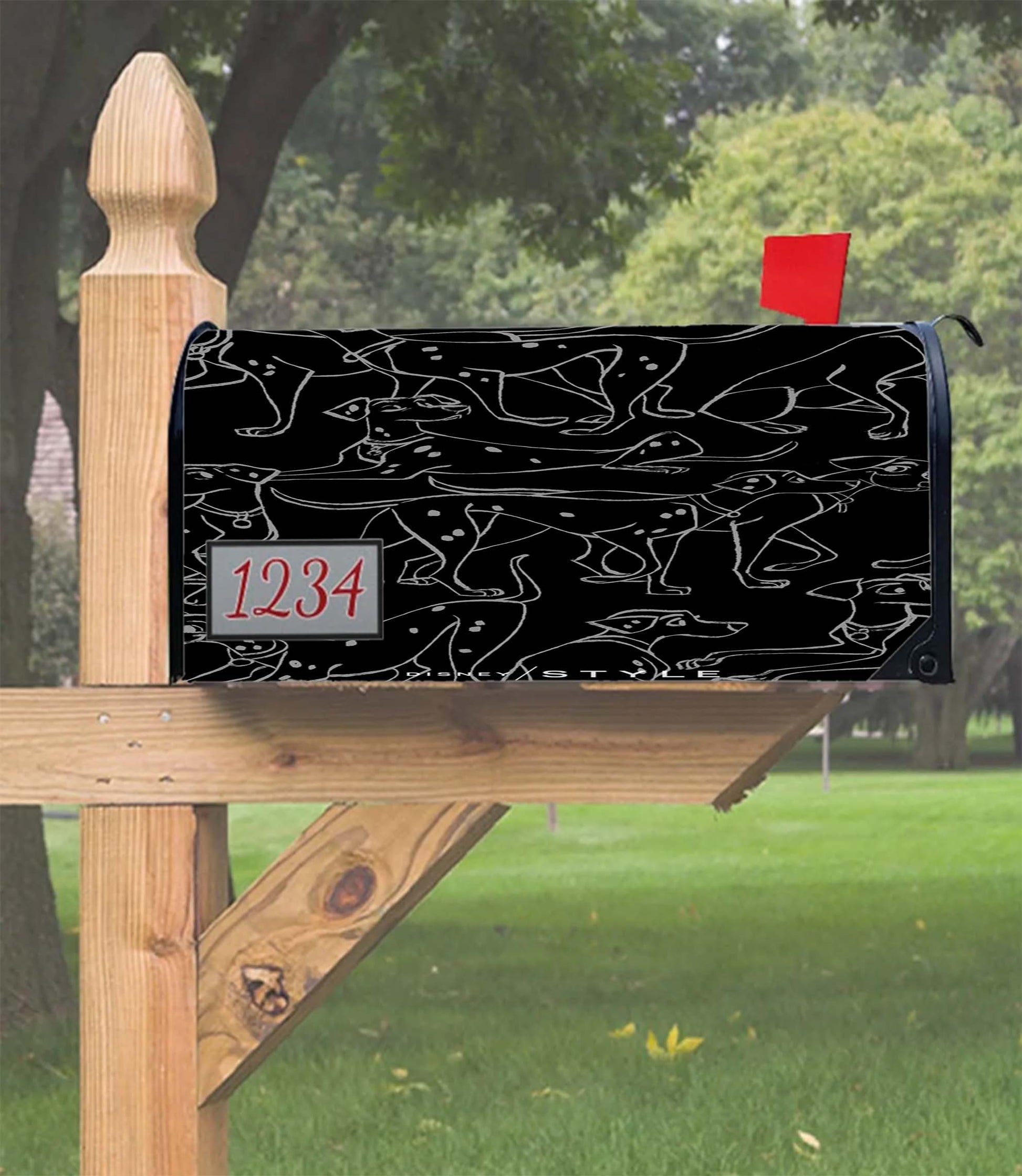 101 Dalmatians Pattern Mailbox Cover