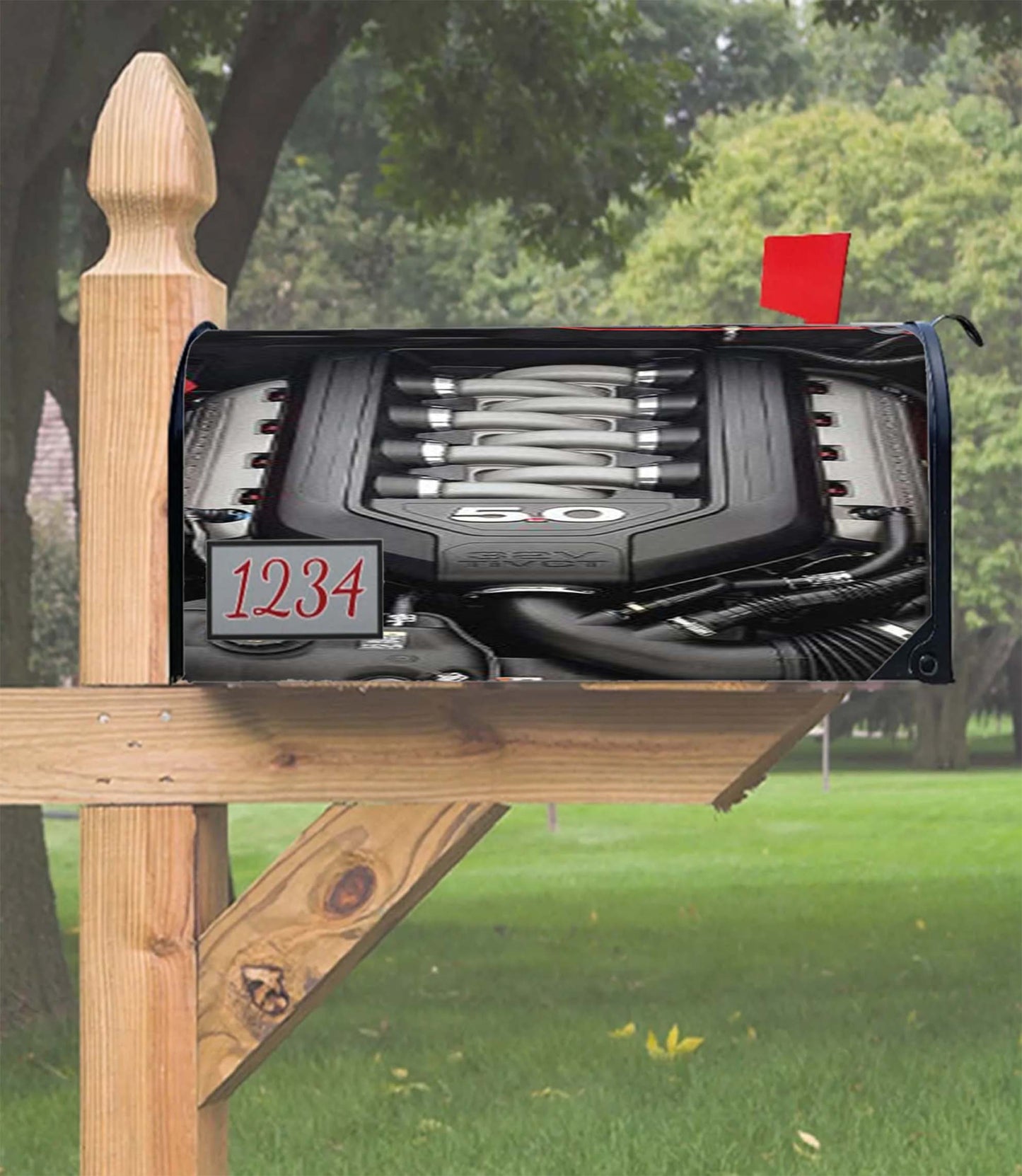 5 0L Coyote Ford Mustang Gt Engine Mailbox Cover