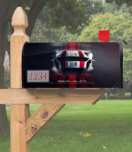 911R White Porsche Mailbox Cover
