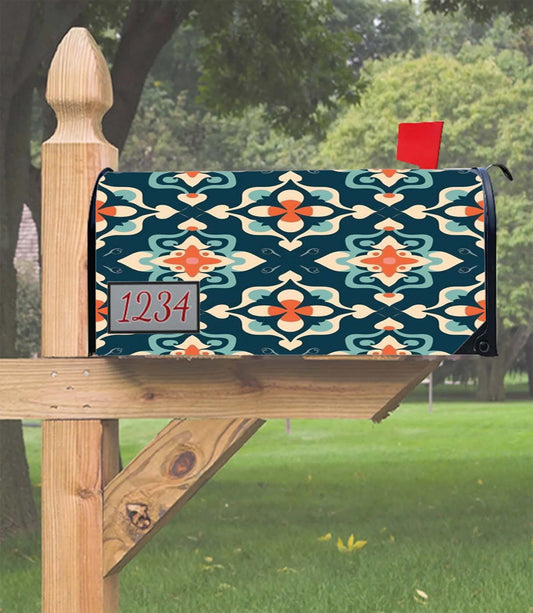 A Pattern With The Letter Mailbox Cover