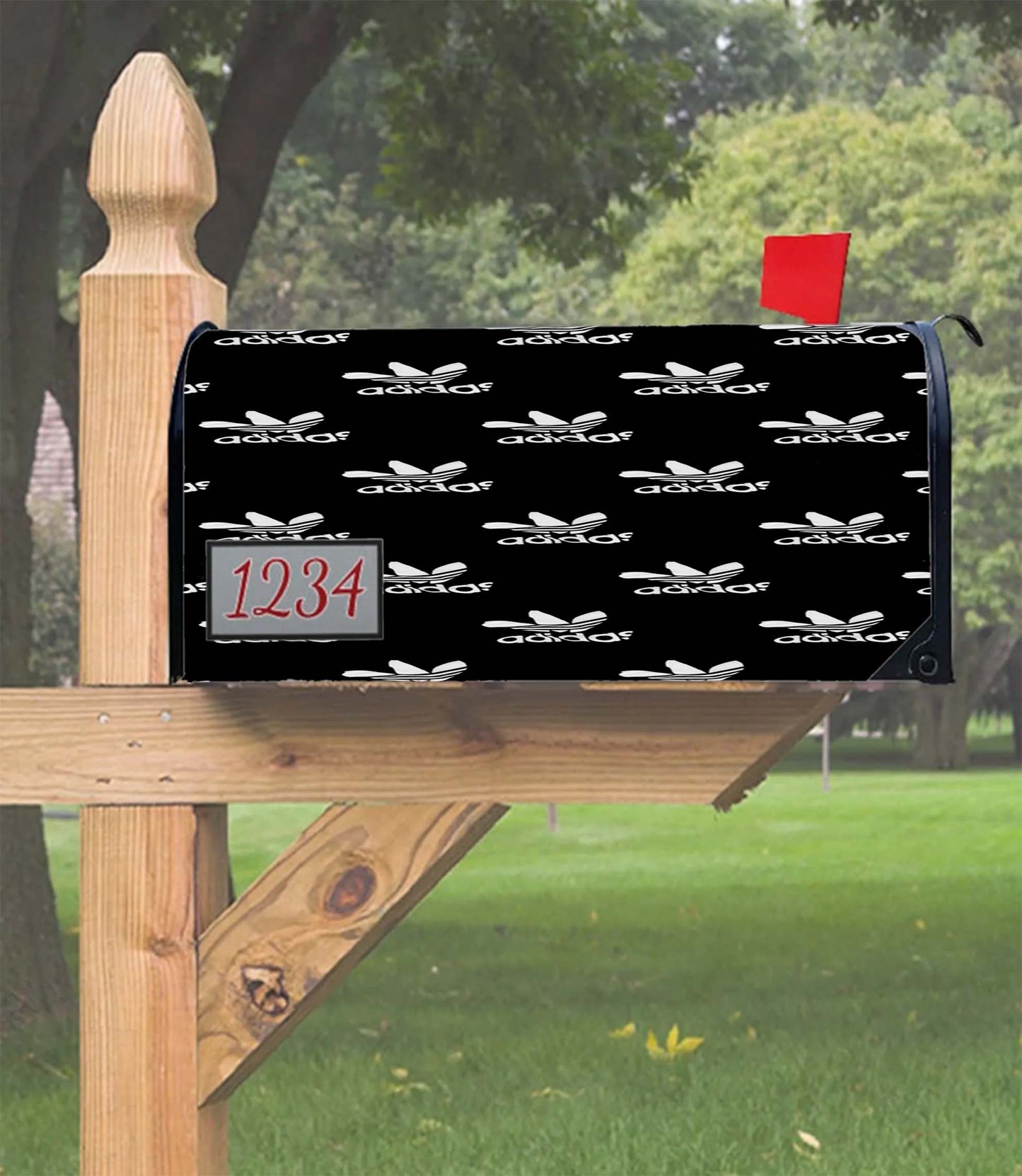 Adidas Pattern Mailbox Cover