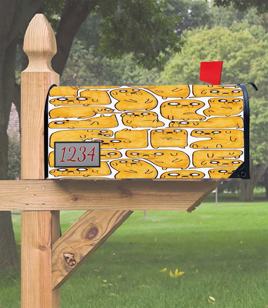 Adventure Time Jake Pattern Mailbox Cover