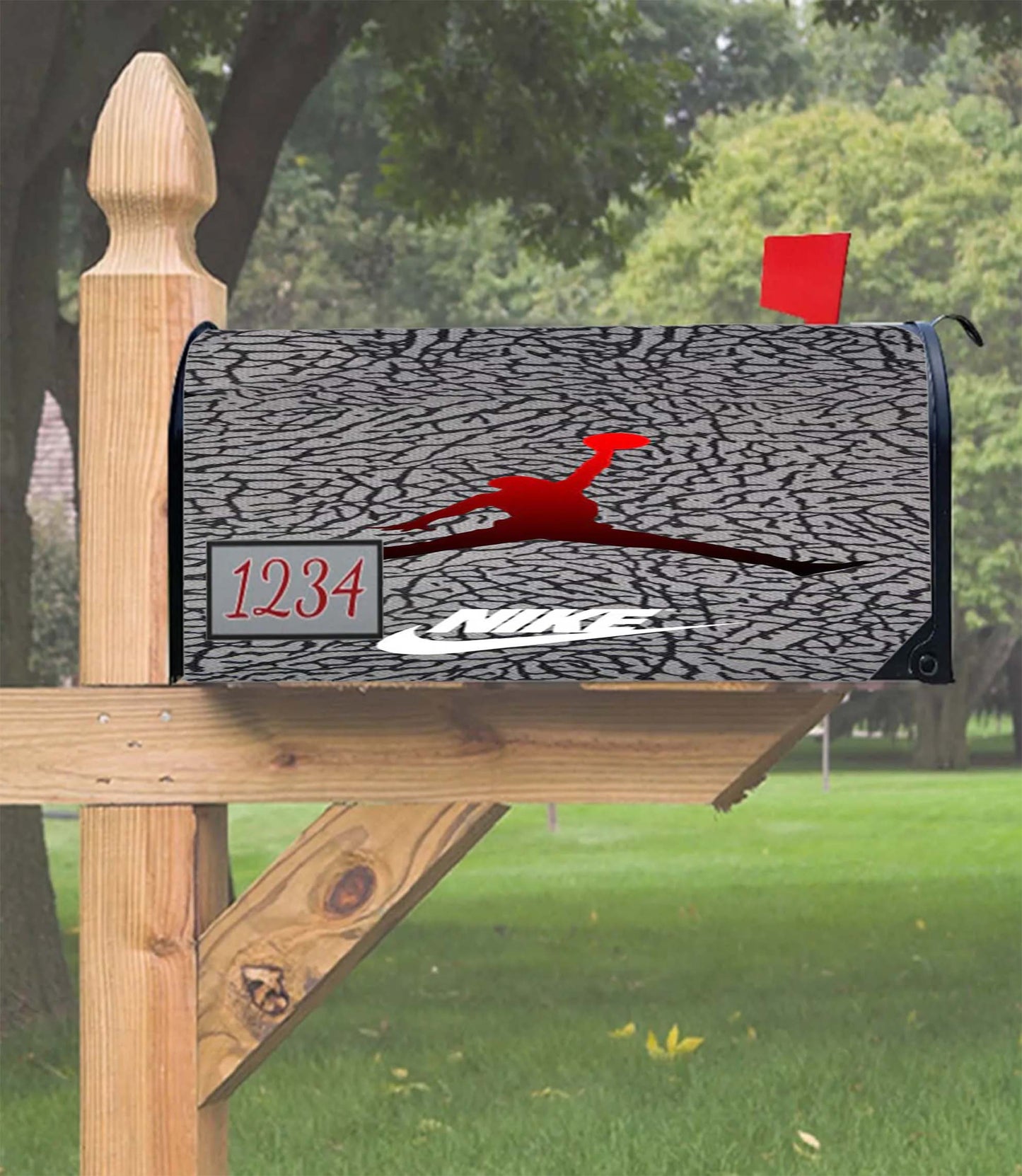 Air Jordan Elephant 1 Mailbox Cover
