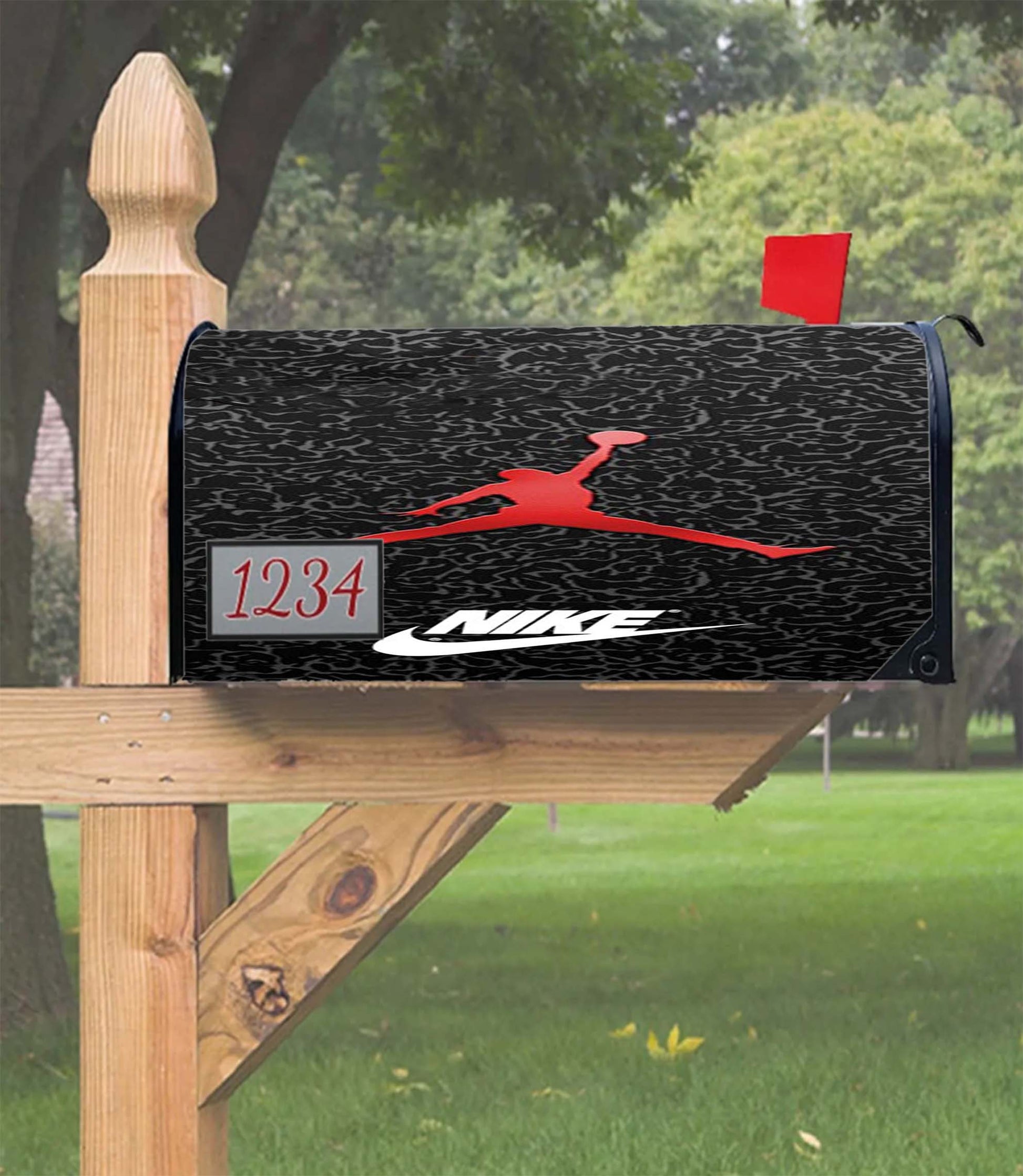 Air Jordan Elephant Mailbox Cover