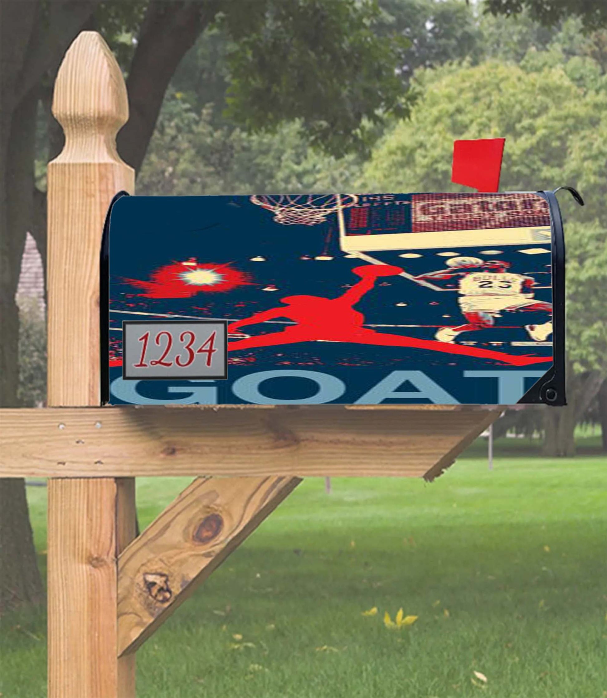 Air Jordan Wallpaper Mailbox Cover