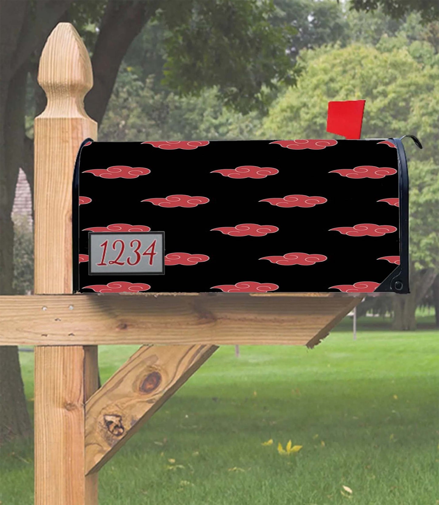 Akatsuki Pattern Mailbox Cover