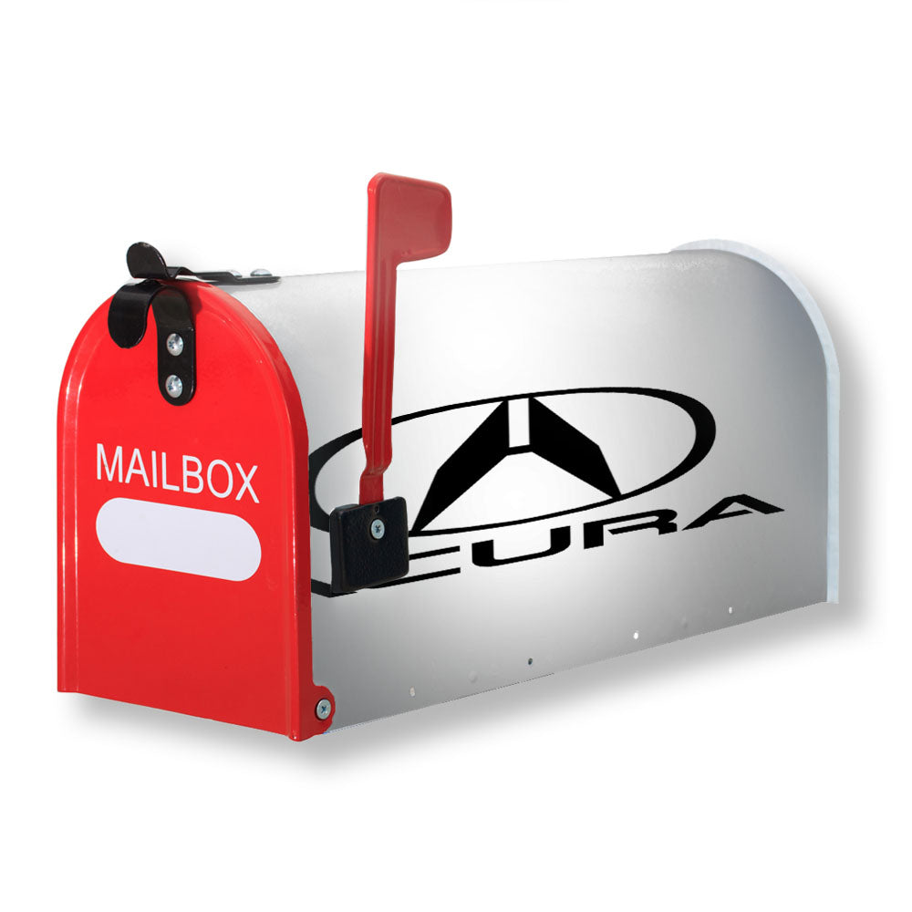 Acura Logo White Magnetic Mailbox Cover - 18.0" x 21.0"