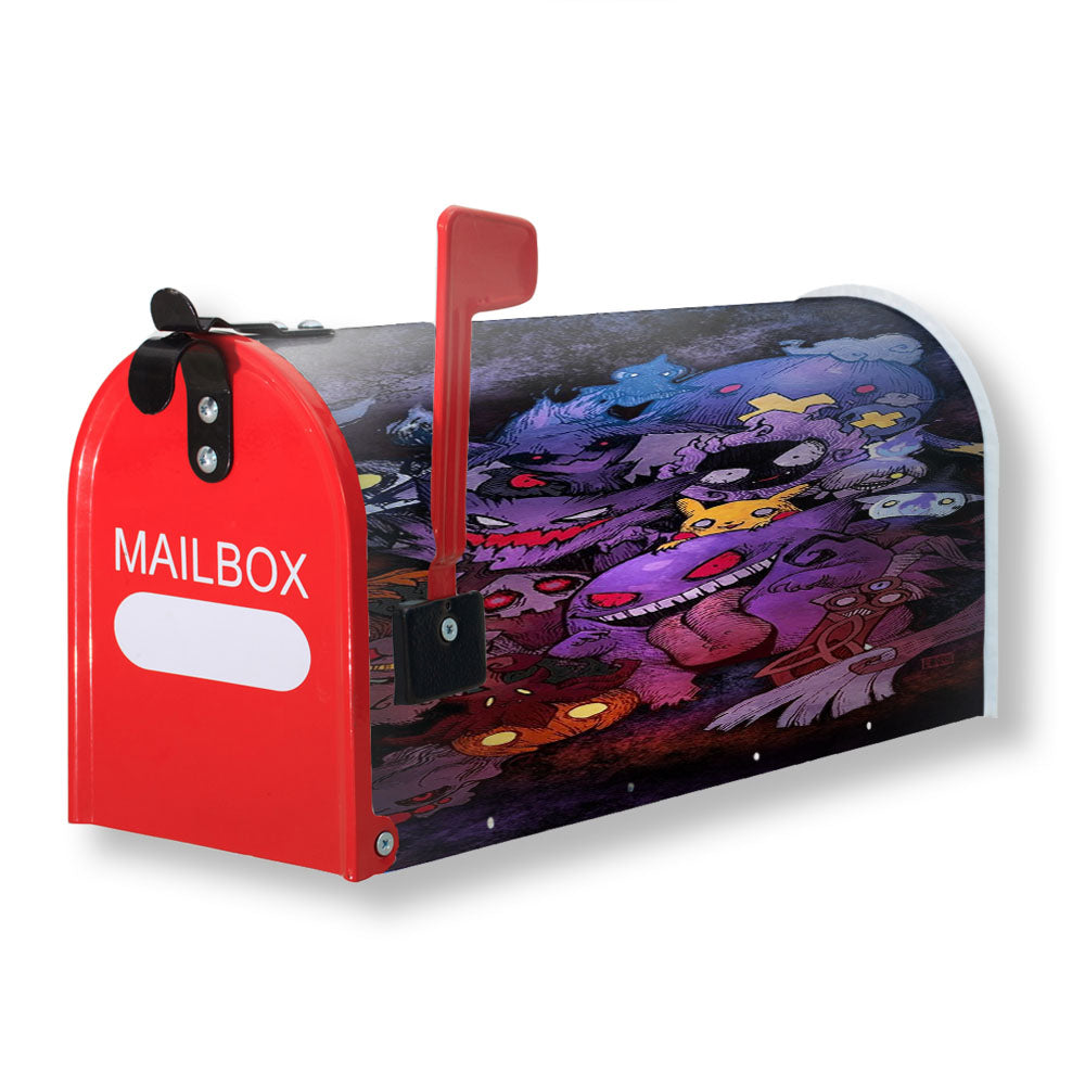 All Character Pokemon Zombie Halloween Cosplay Magnetic Mailbox Cover - 18.0" x 21.0"