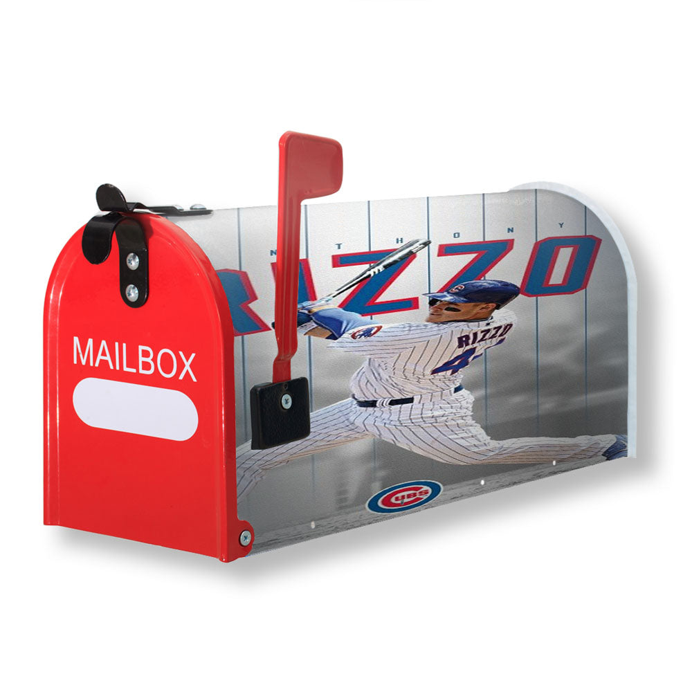 Anthony Rizzo Chicago Cubs Baseball Magnetic Mailbox Cover - 18.0" x 21.0"