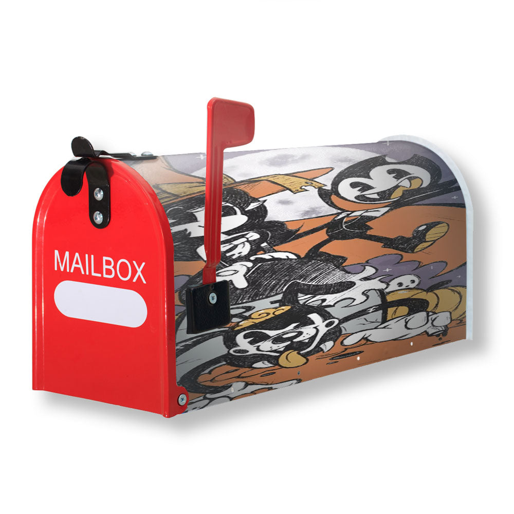 Bendy And The Ink Machine Halloween Magnetic Mailbox Cover - 18.0" x 21.0"