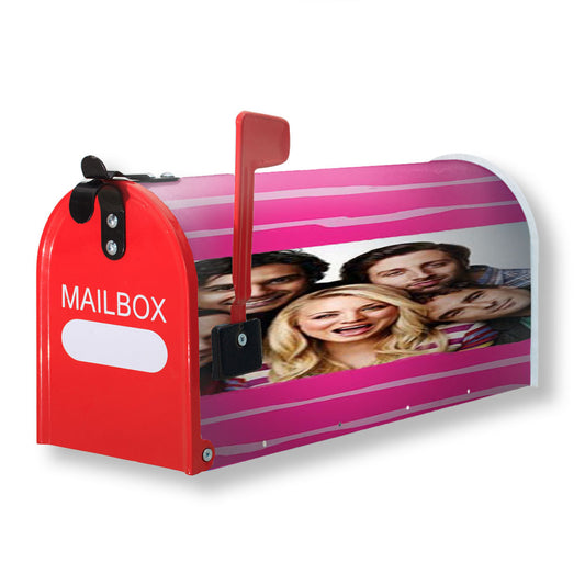 Big Bang Theory Huddle Magnetic Mailbox Cover 18" x 21" Outdoor Decor